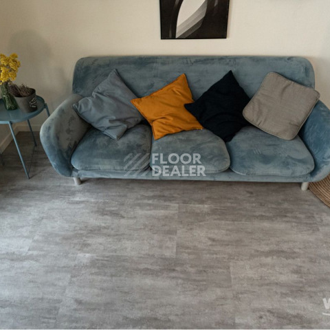 Vinilam Ceramo Stone 2,5 мм 71614 Цемент Светлый фото 3 | FLOORDEALER